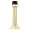 National Hardware Powell 5/8 in. W X 3-19/32 in. L Zinc Brushed Gold Gold Door Stop Mounts to door a N830-532 - alternate 3